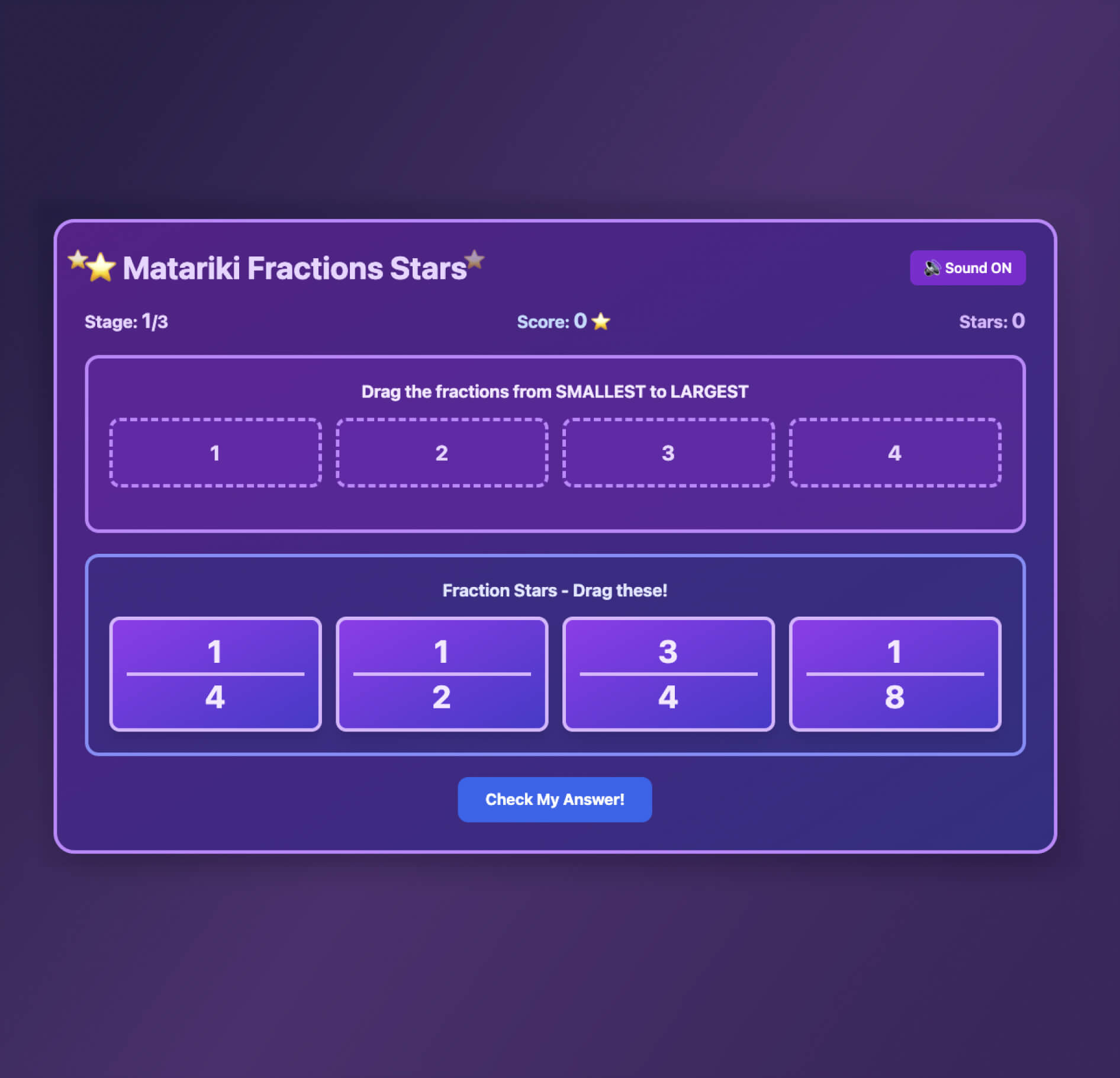 Digital learning games